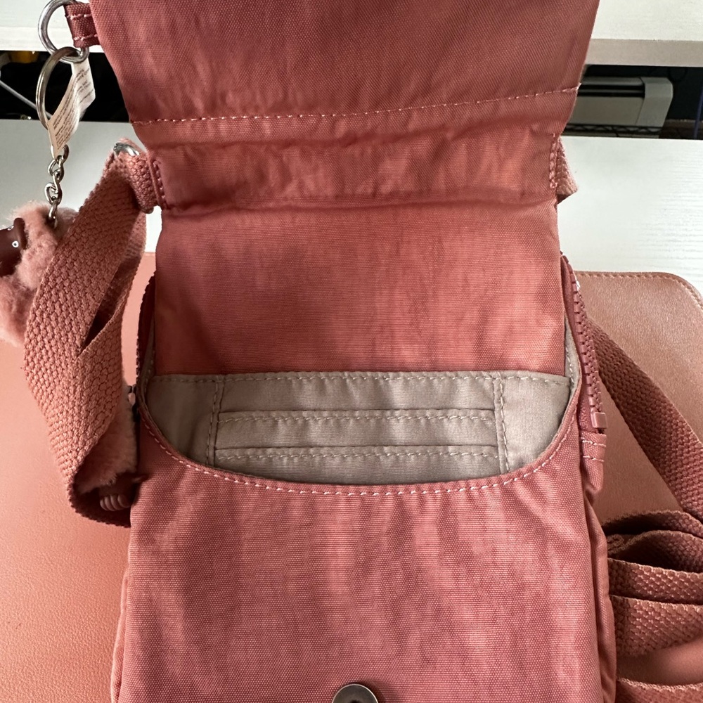 Kipling Small Crossbody Bag in Dusty Rose - Picture 3 of 4